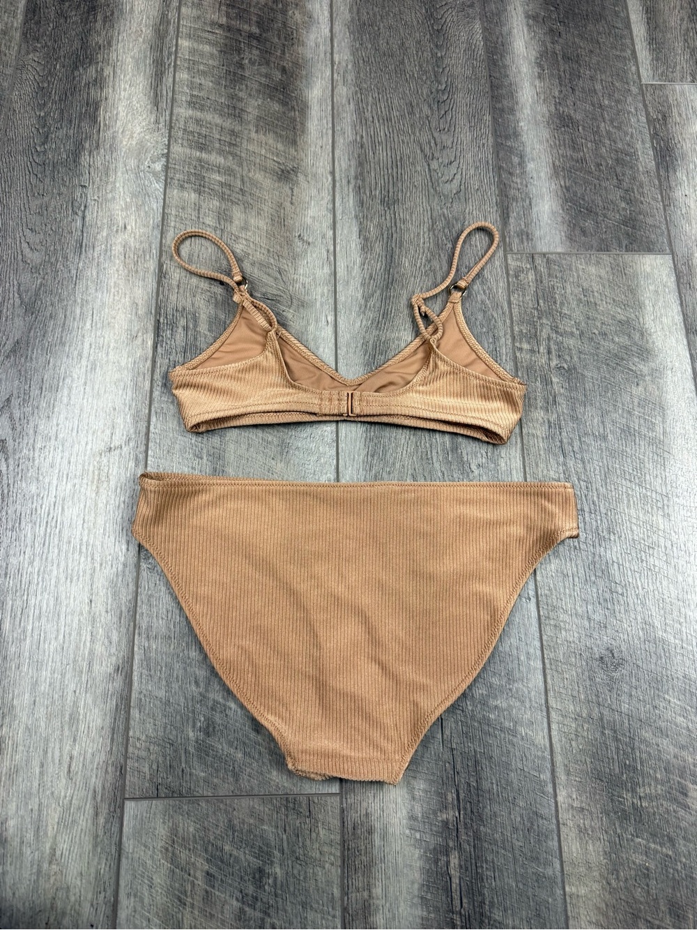 Aerie Tan Ribbed‎ Bikini Set - Picture 8 of 12